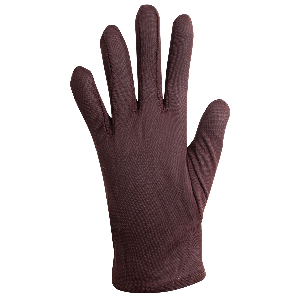 Perlon-Handschuh, braun