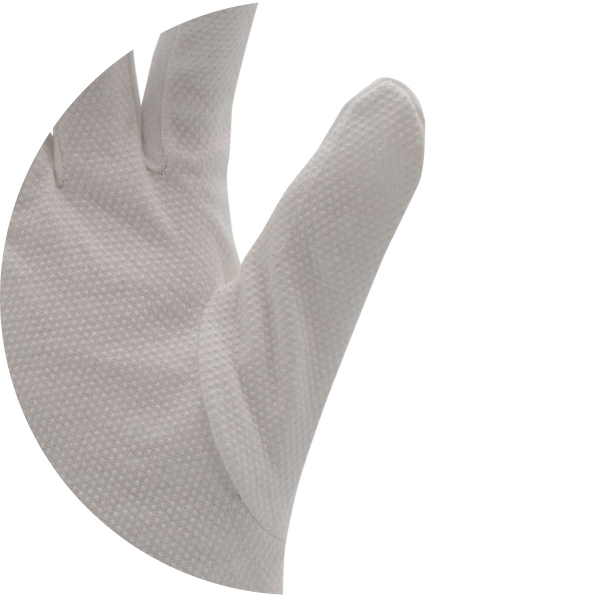 Baumwoll-Trikot-Handschuh, Noppen