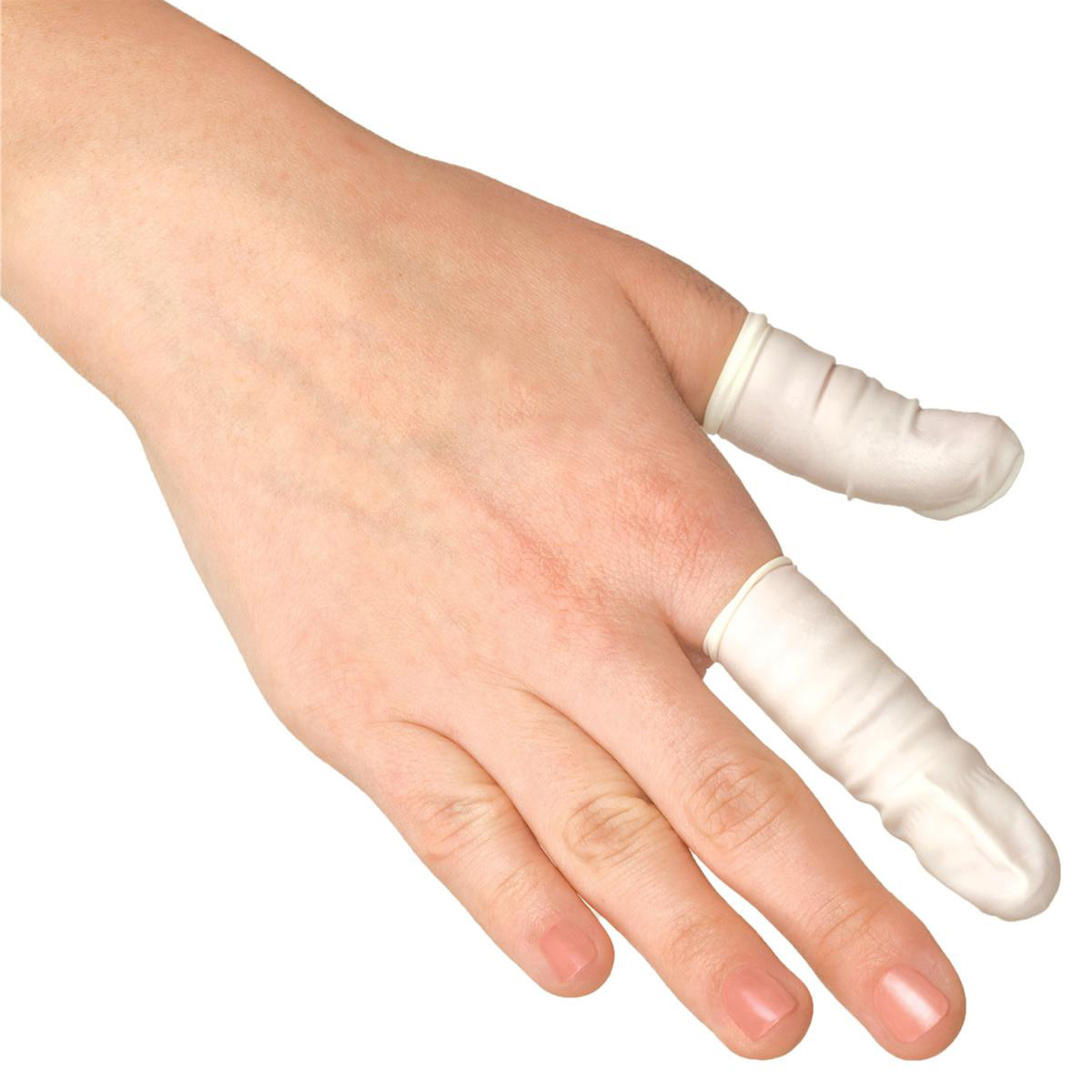Latex-Fingerlinge, puderfrei