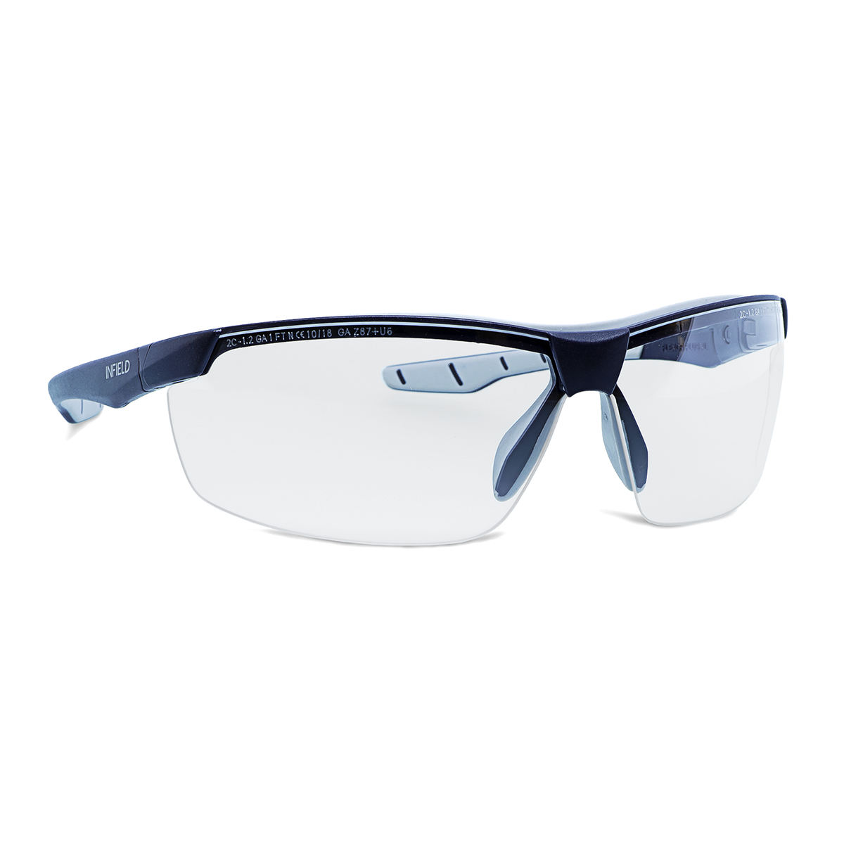 Flexor Plus XL: leichte, flexibel anliegende Schutzbrille mit extra Augenraumabdeckung für maximale Sicherheit