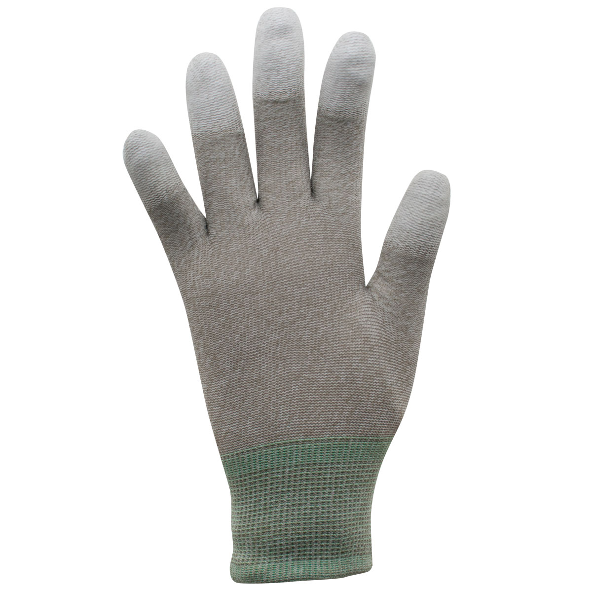 Nylon-Carbon-Handschuh mit PU-Fingerkuppen