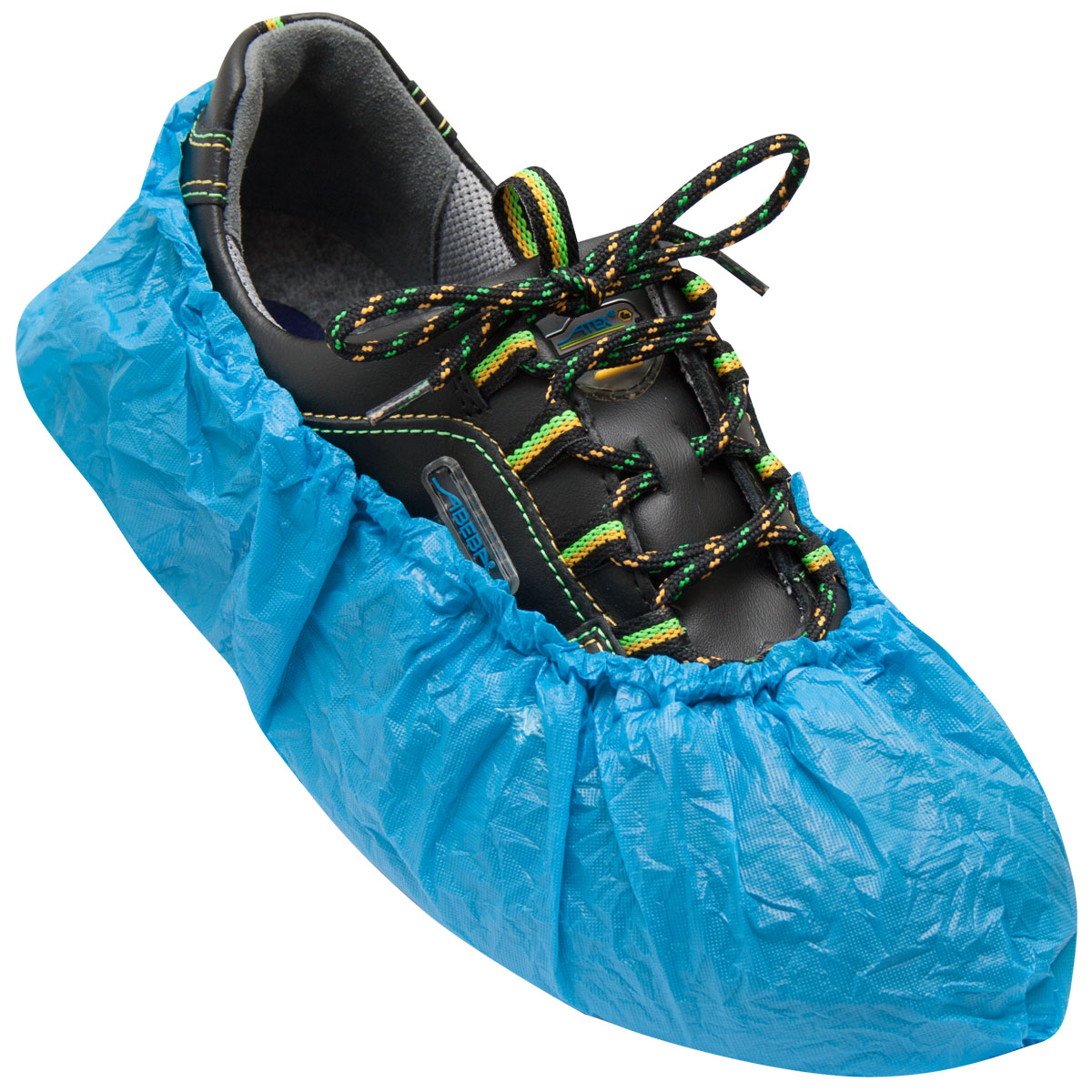 Überziehschuhe aus PE, reißfest, wasserabweisend, blau