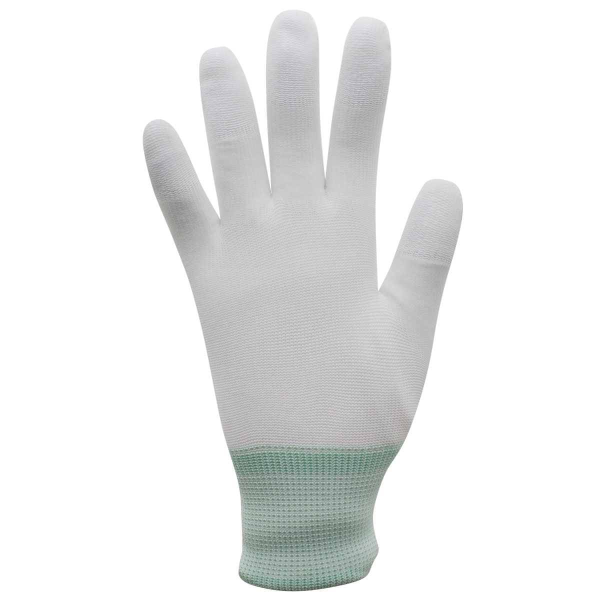 Nylon-Handschuh mit PU-Fingerkuppen