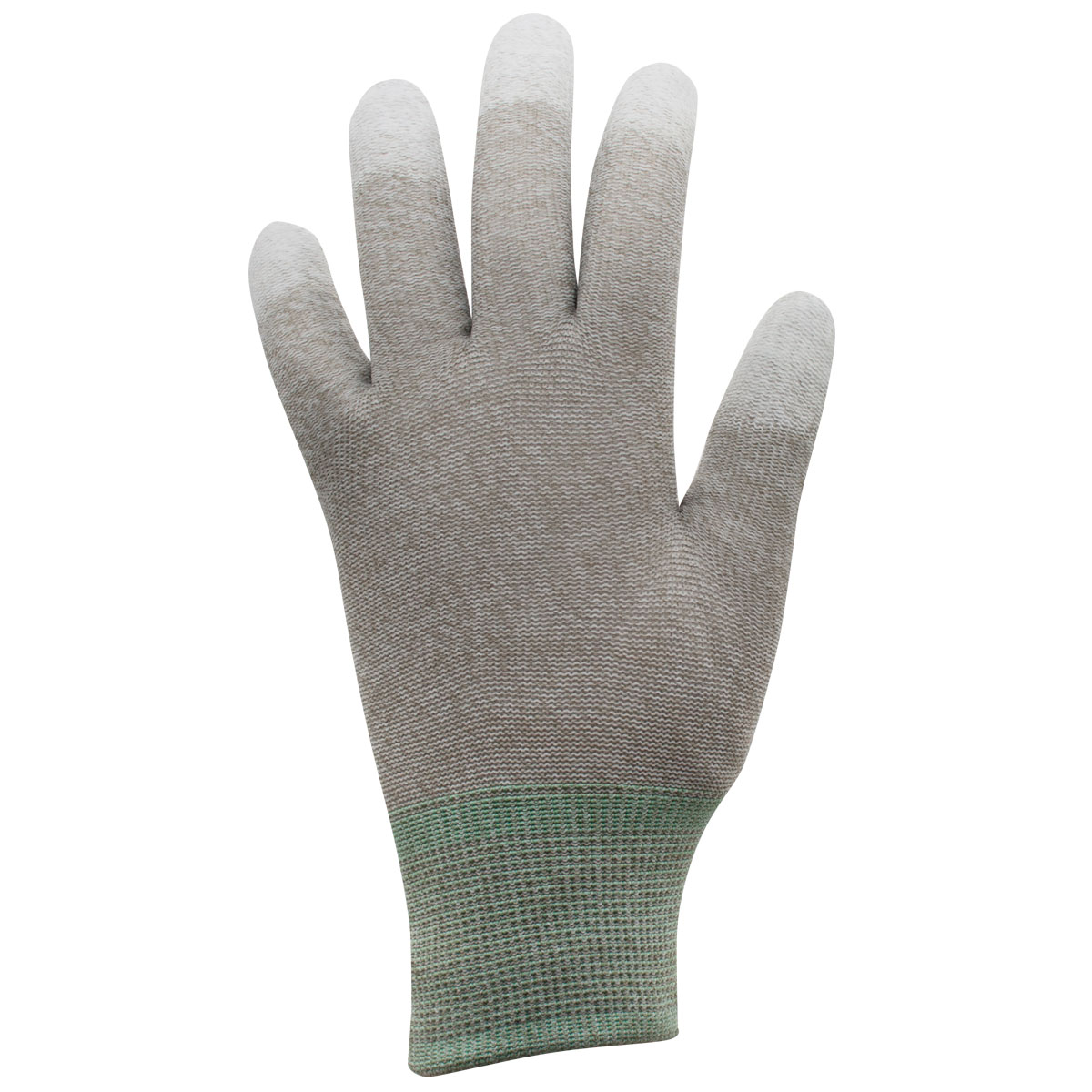 Nylon-Carbon-Handschuh mit PU-Fingerkuppen