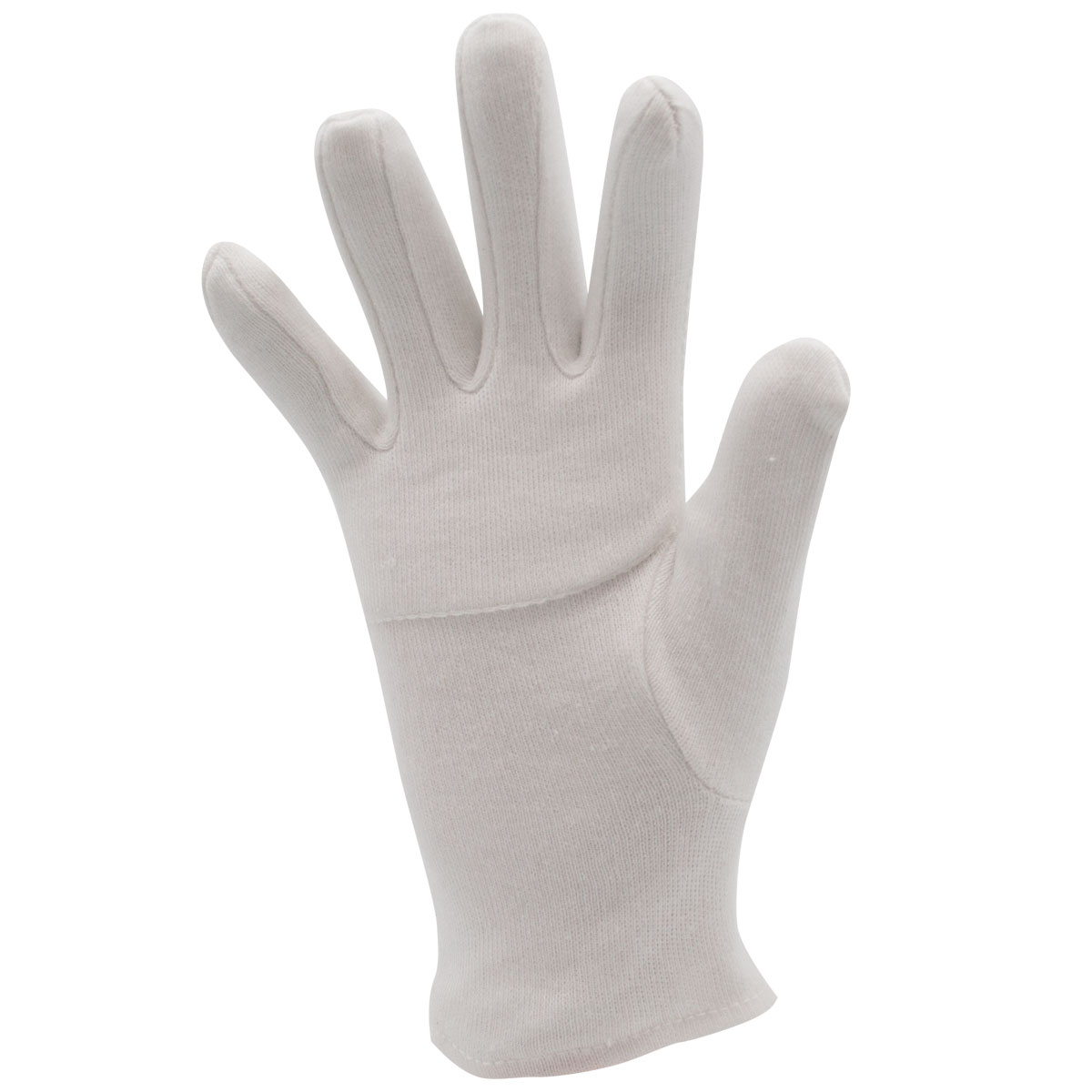 Baumwoll-Trikot-Handschuh, verstärkte Innenhand