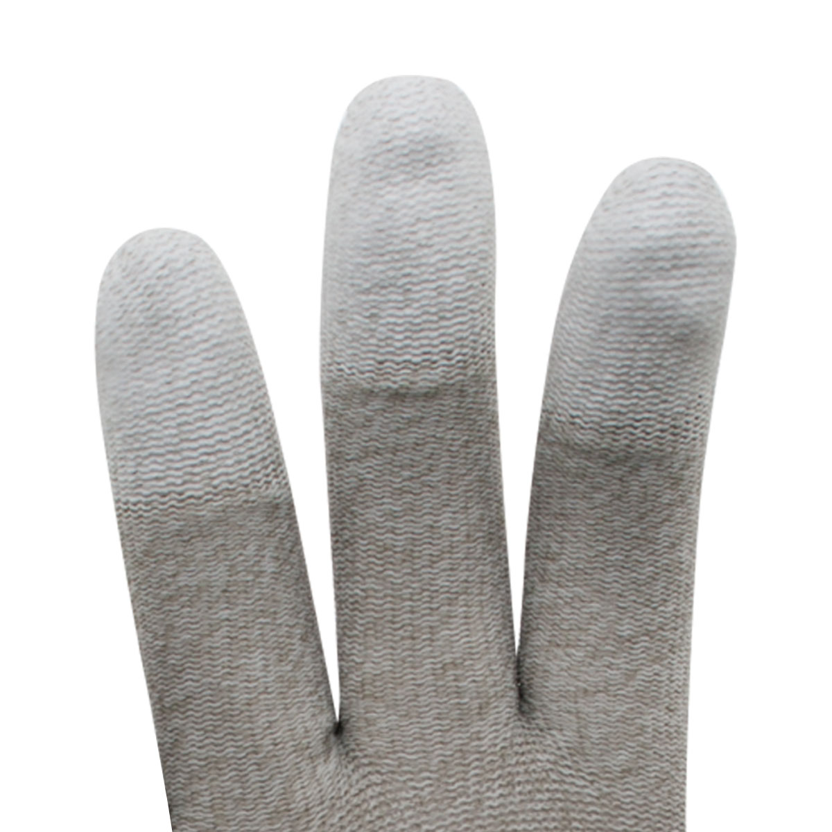 Nylon-Carbonfaser-Handschuh mit PU-Fingerkuppen, extra langer Bund