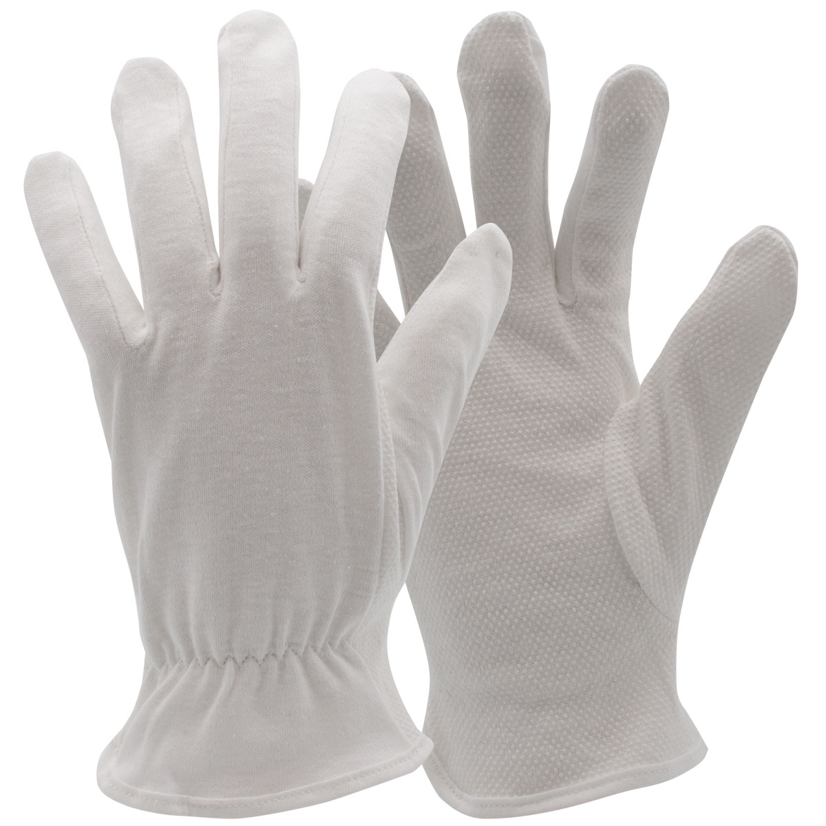 Baumwoll-Trikot-Handschuh, Noppen