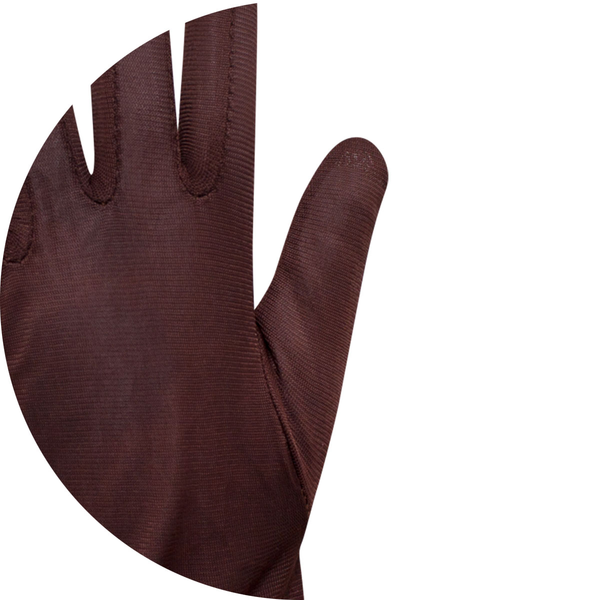 Perlon-Handschuh, braun